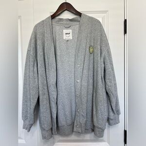 Aerie Smiley® Cozy Fleece Cardigan M